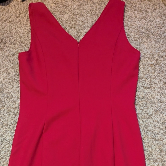 White House Black Market Magenta Sleeveless Sheath Dress – Size 10 - Picture 4 of 6